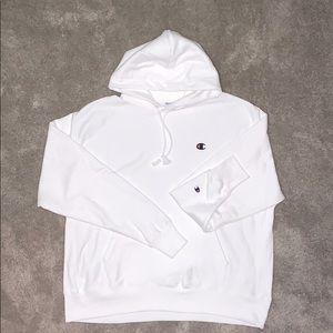 Champion Reverse Weave Hoodie White XL